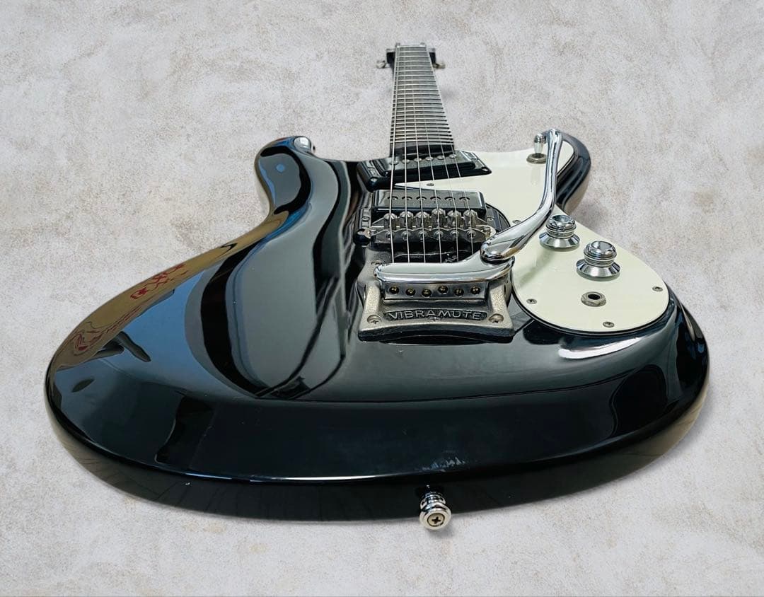 （美品）Mosrite Excellent 65 黒雲製作所 ブラック色