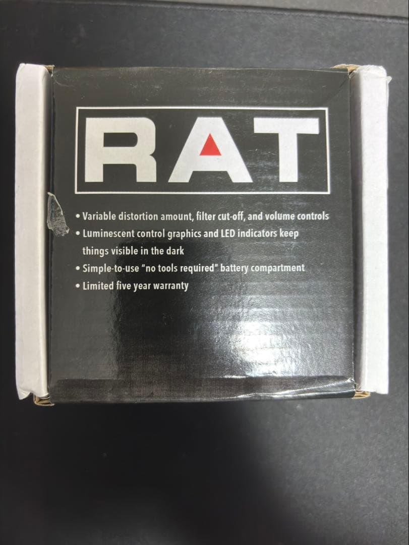 RAT ディストーションペダル ACアダプター付き