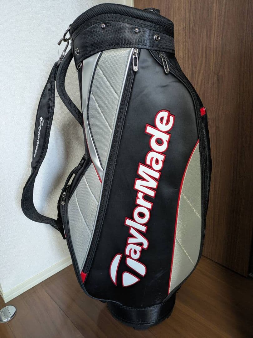 TaylorMade キャディバッグ ブラック/シルバー/レッド