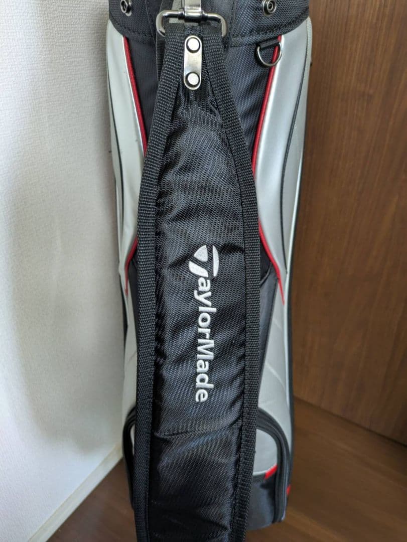 TaylorMade キャディバッグ ブラック/シルバー/レッド