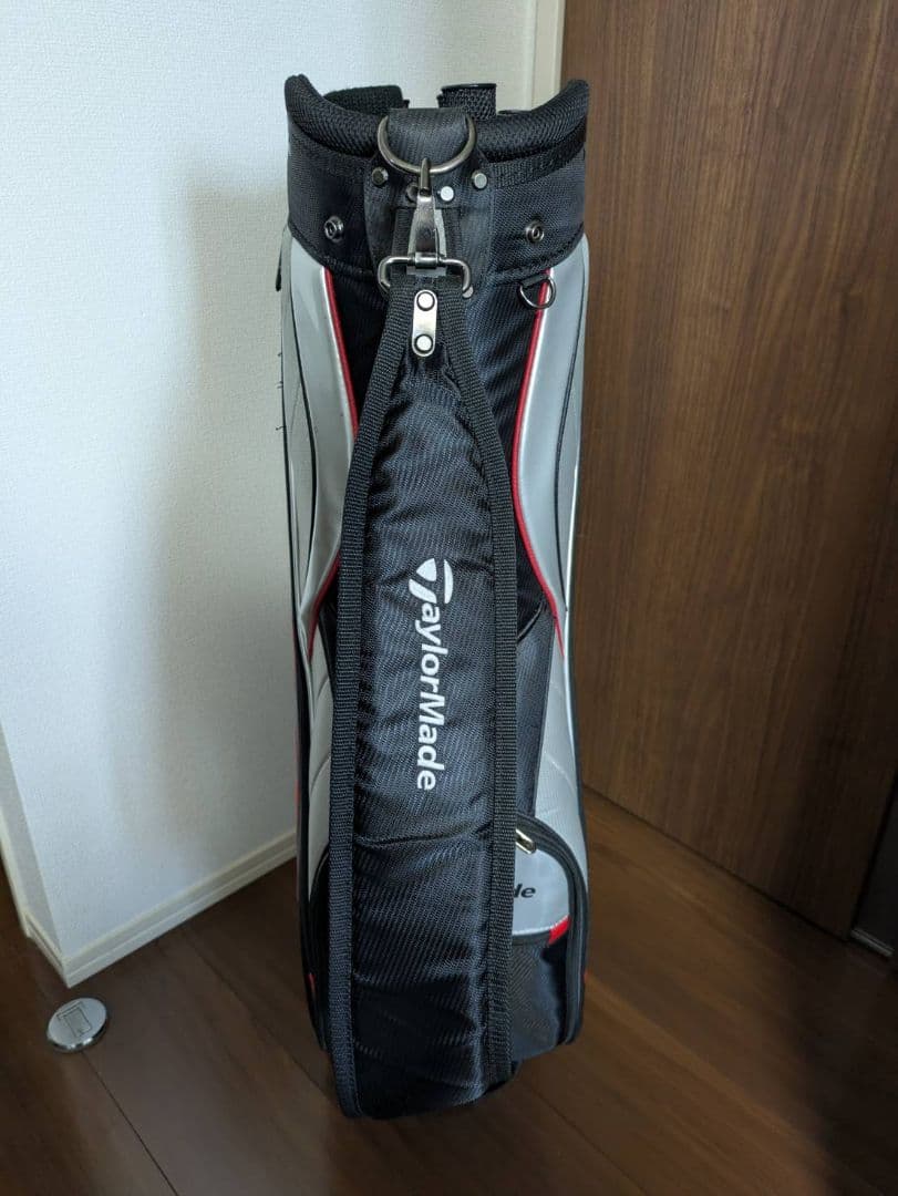 TaylorMade キャディバッグ ブラック/シルバー/レッド