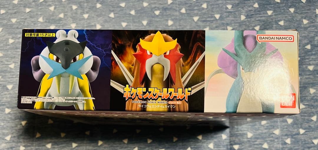 ポケモンスケールワールド　ジョウト地方　ライコウ＆エンテイ＆スイクン