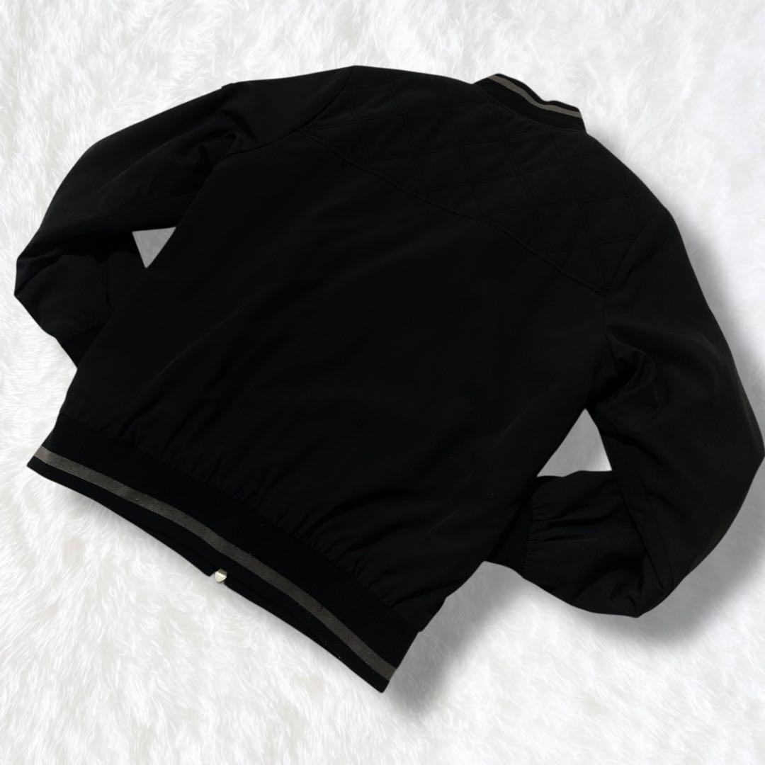 ジャックバニー 中綿ブルゾン ベスト ゴルフウェア 黒 M ゴルフ