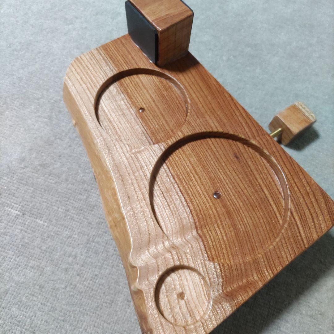 欅　ケヤキ　へらお膳　左用