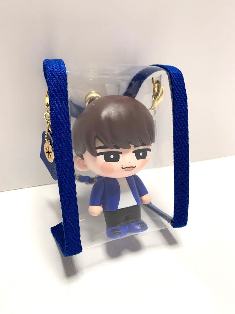 るーにぃ　すのチルソフビポーチ　青　Man 渡辺翔太　チルぬい