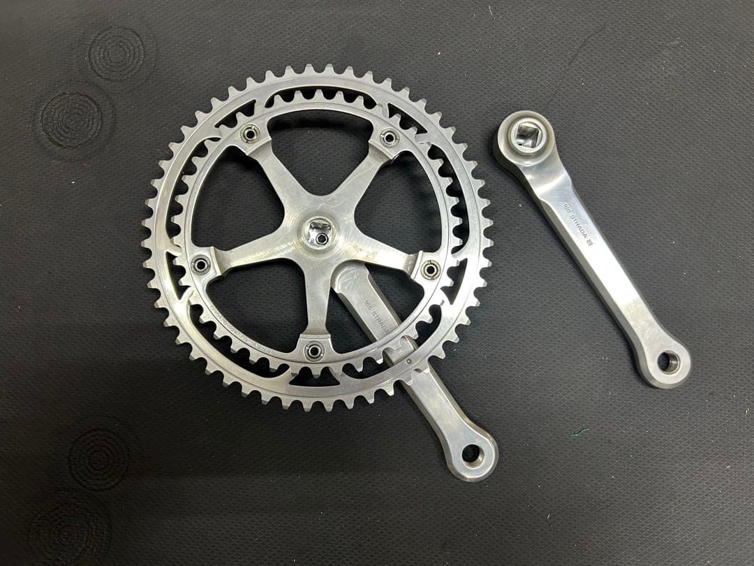 ビンテージ カンパニョーロ スーパーレコード クランク 165㎜ 52x42