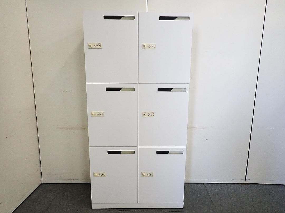 引取り限定　コクヨ　6人用パーソナルロッカー　ダイヤル錠　59-0125