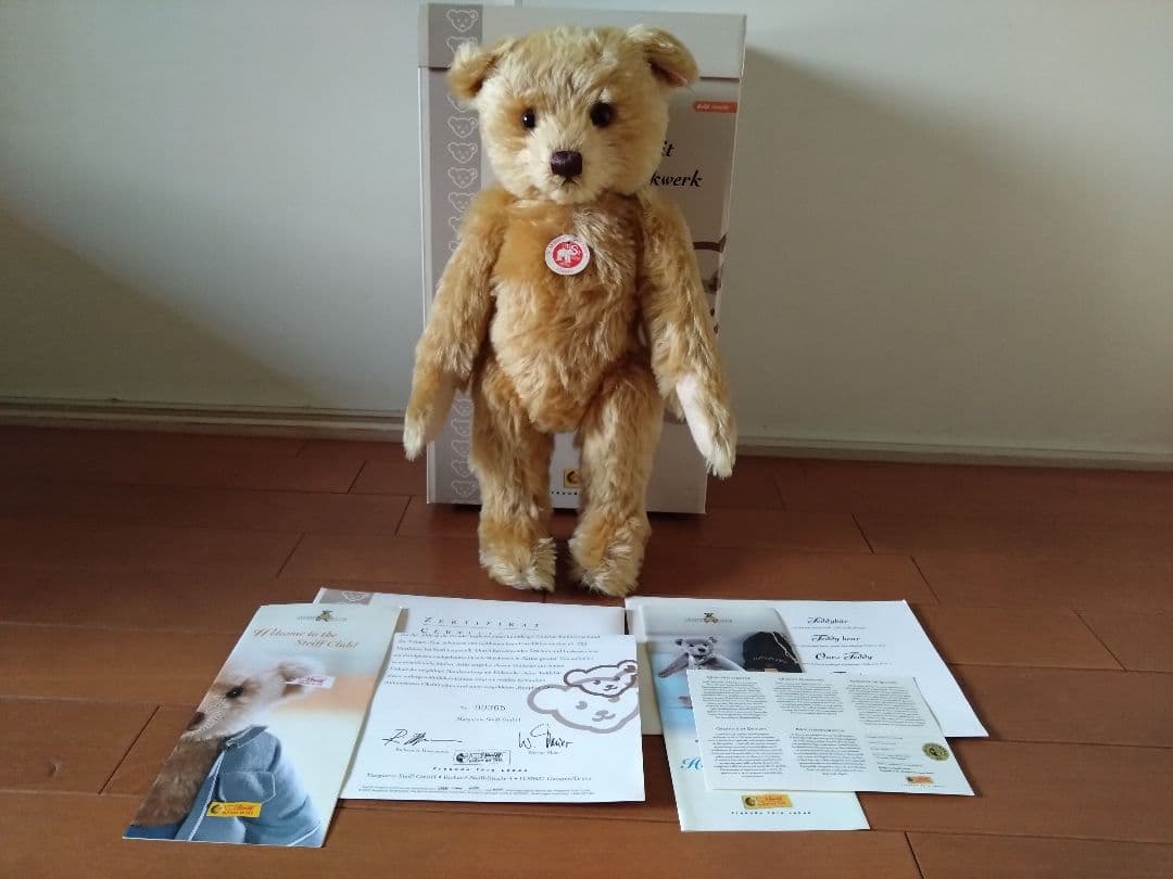 値下）Steiff シュタイフ 世界限定 ミュージックボックスベア白タグ