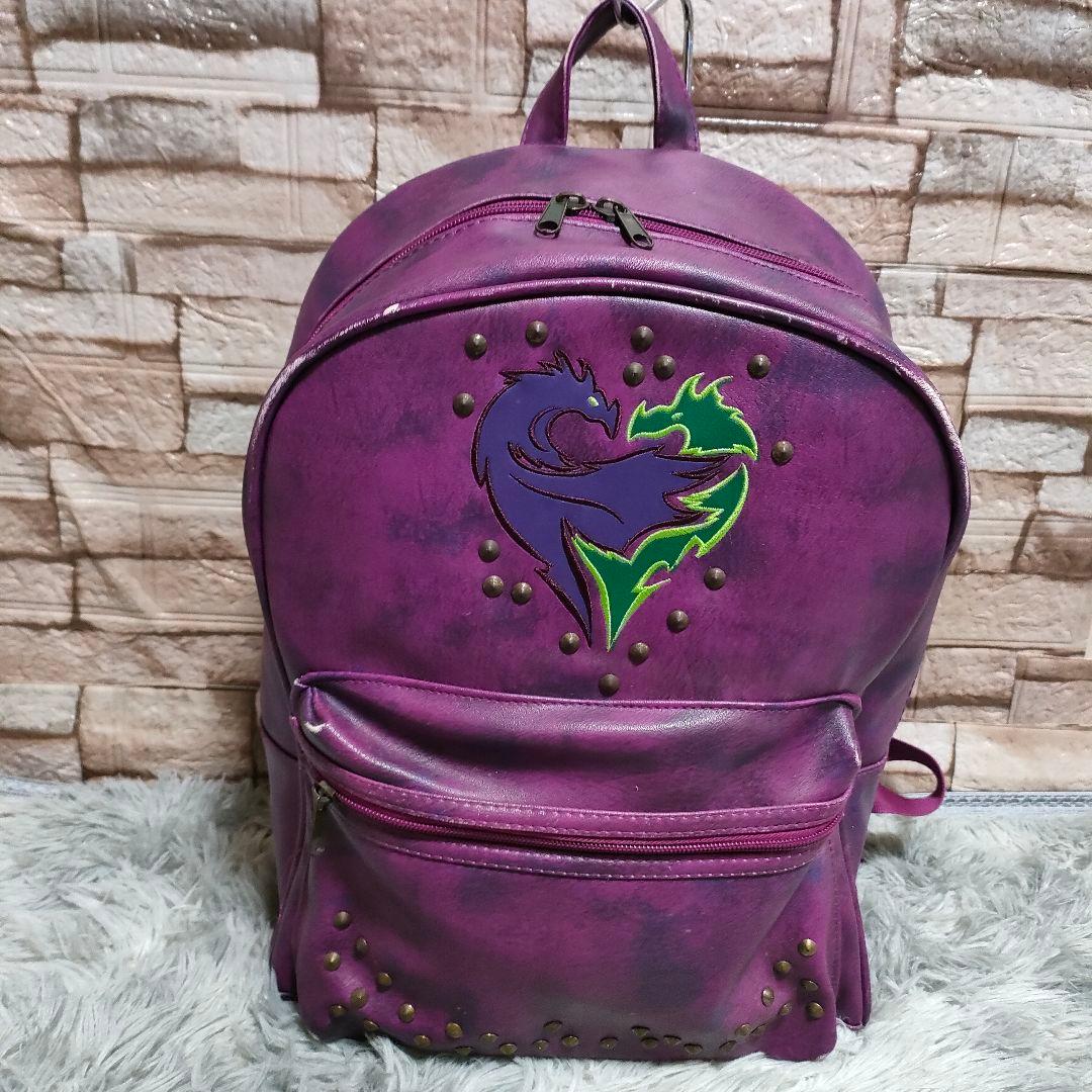 ディズニーストア ディセンダント バックパック　ヴィランズ　マル　リュック　紫