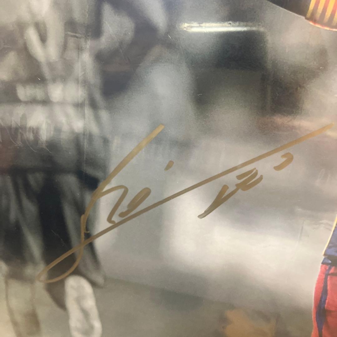 ICONS メッシ 300 LA LIGA GOALS 直筆サイン入りアート