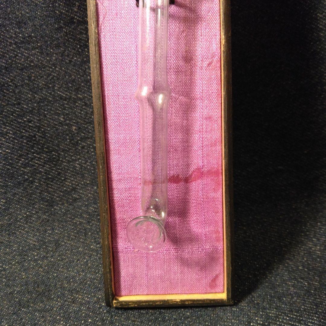 古いガラスのキセル　タバコ　骨董　アンティーク　喫煙具