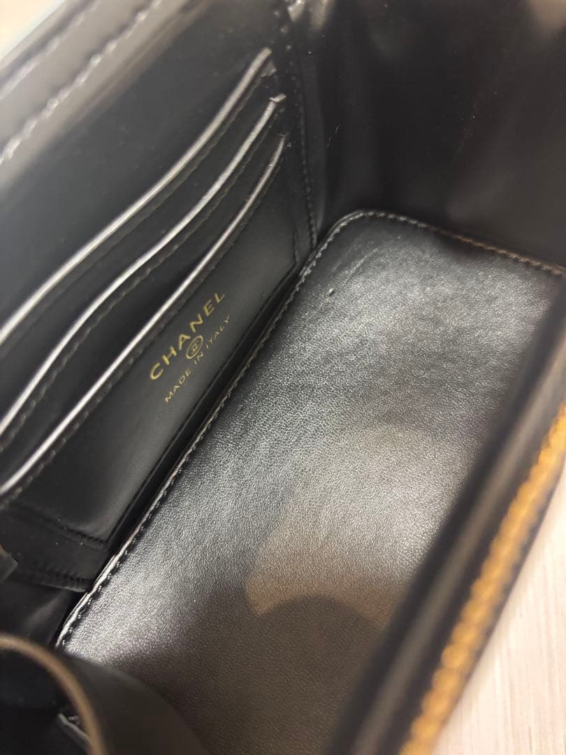 新品 ノベルティ CHANEL シャネル バニティ ショルダー バッグ ブラック