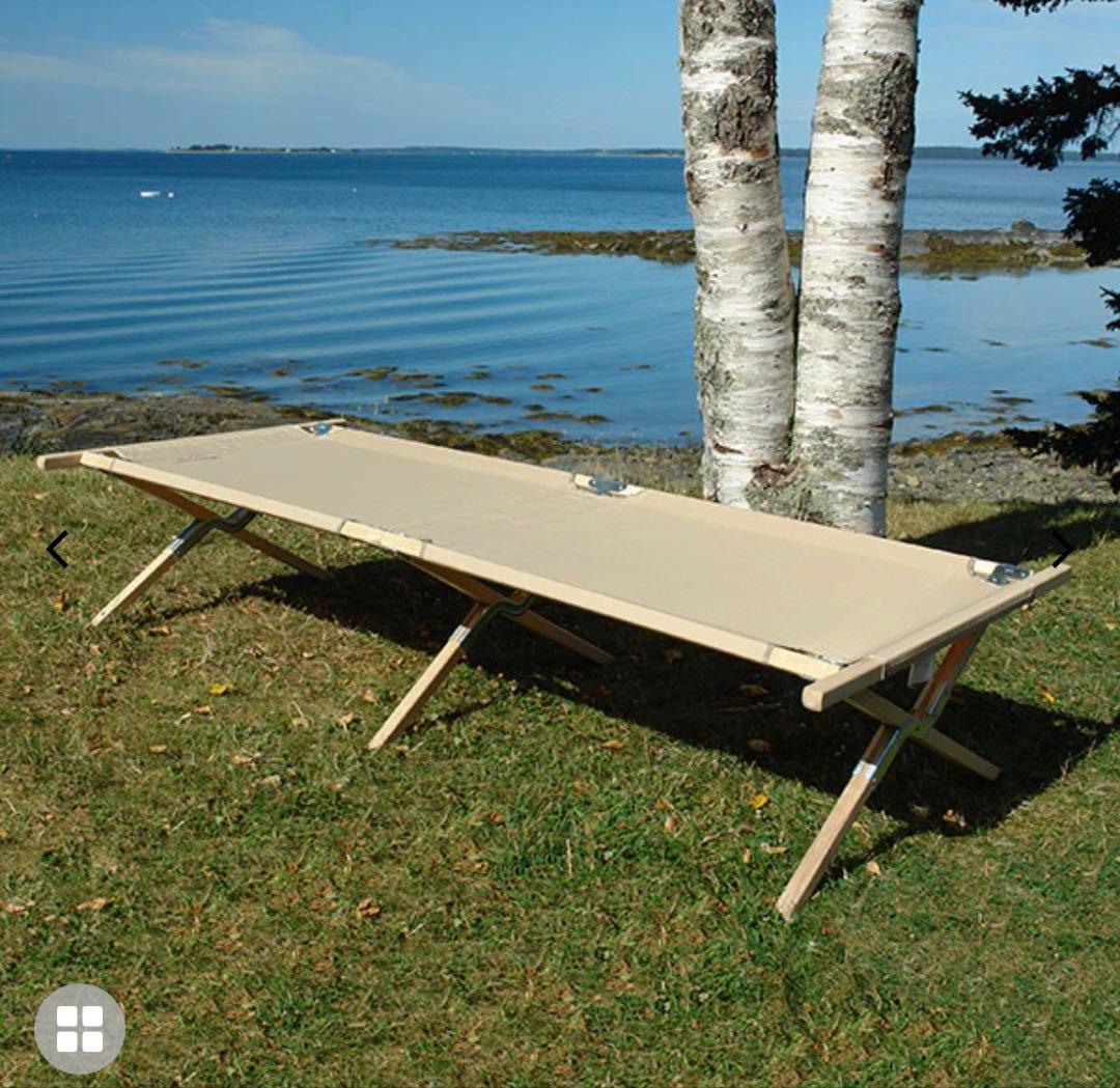 新品未使用品　バイヤー メインヘリテージウッドコット　キャンプ　コット