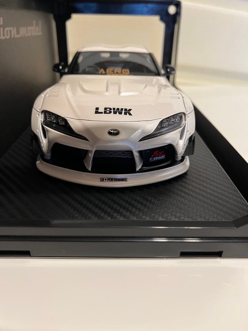イグニッションモデル LBWK スープラ ホワイト 1/18