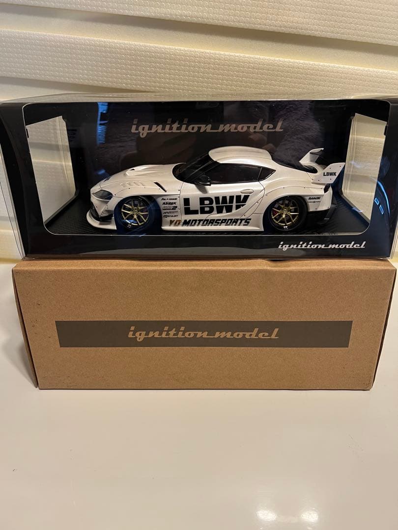 イグニッションモデル LBWK スープラ ホワイト 1/18