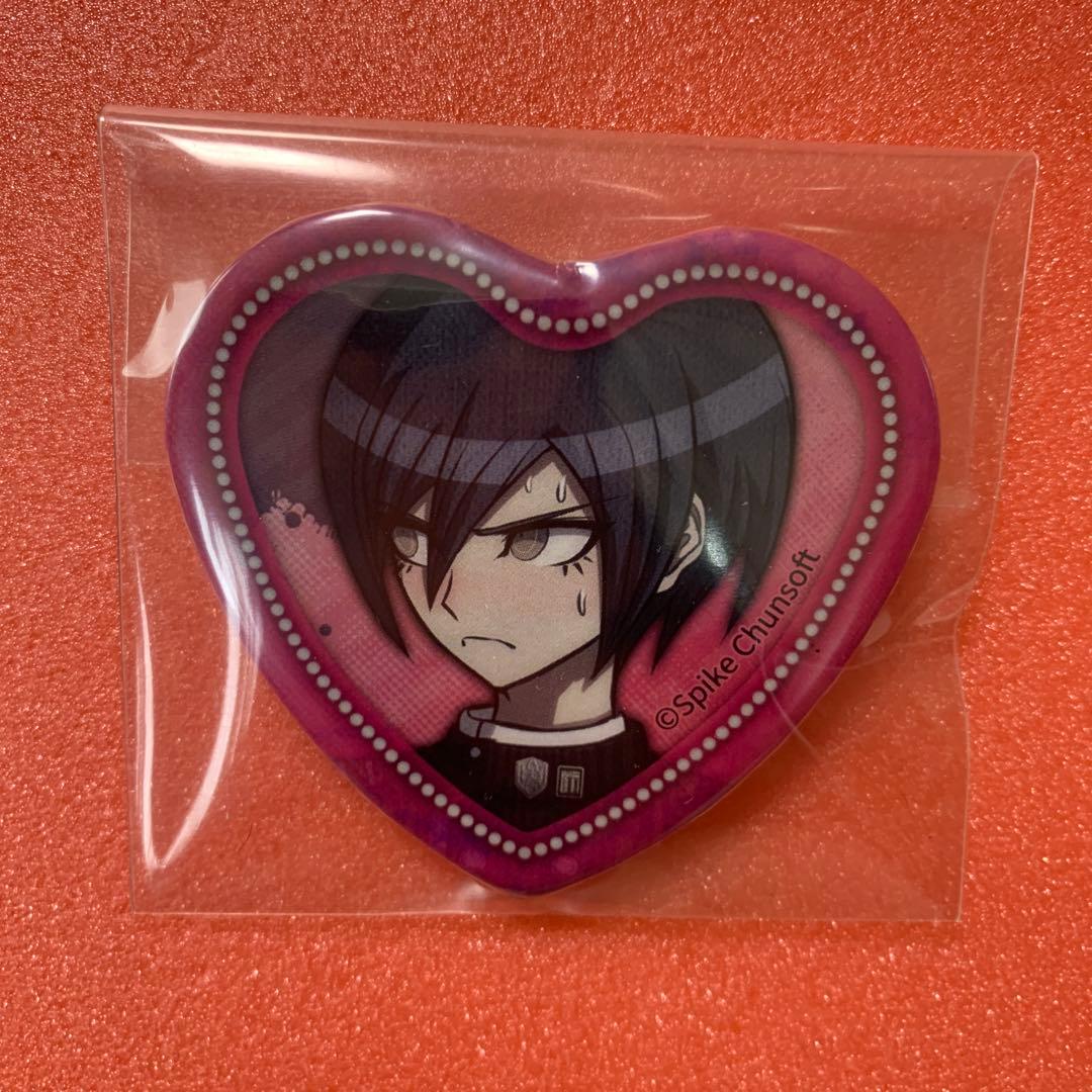 ニューダンガンロンパ Ｖ3 ナンジャタウン　照れ顔ハート缶バッジ　最原終一