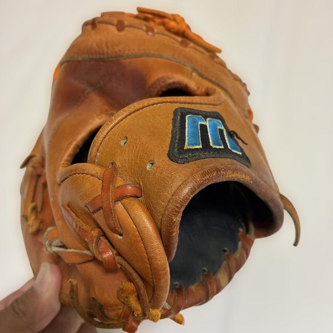 ミズノ　軟式ファーストミット　オレンジ