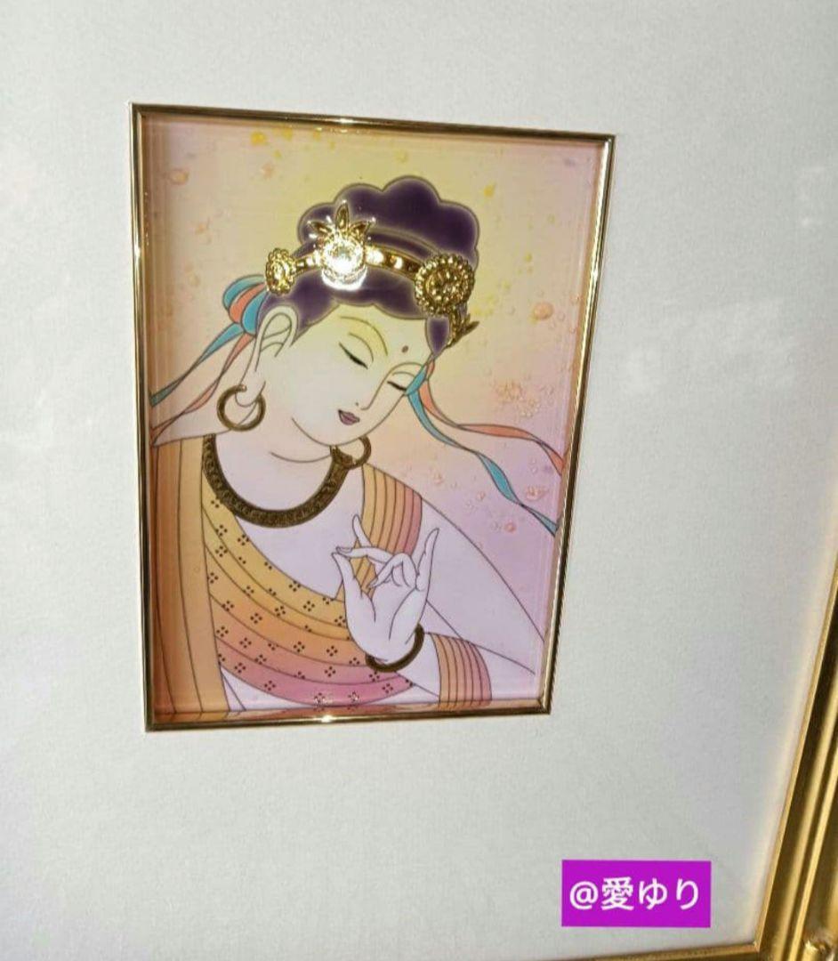 ⚜️草場一壽⭐陶彩画♦原画⭐【貴重】❄️『和顔』【肉筆サイン入り】観世音菩薩