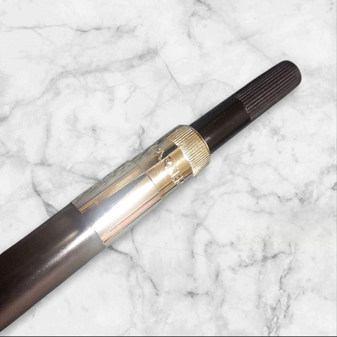 【美品】PARKER ソネット 万年筆 ブラックラッカーCT 18K