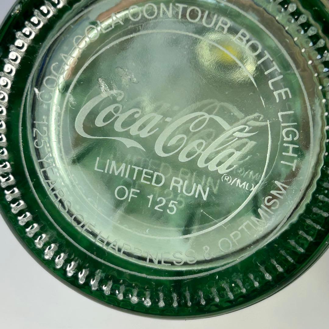 コカ・コーラ　ボトルライト　125年記念ボトル型ライト