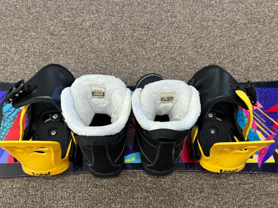 キッズ スノーボード(SALOMON)・ブーツ・バインディング 3点セット