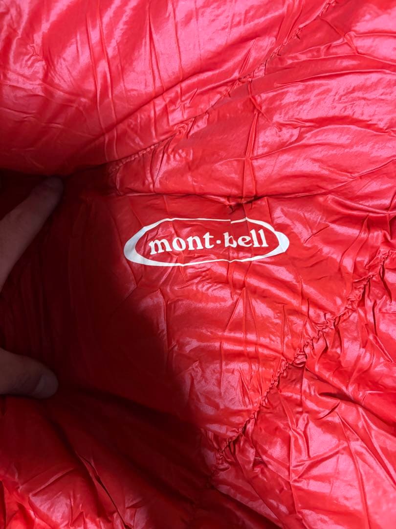 mont-bell Burrow Bag #0 赤 寝袋
