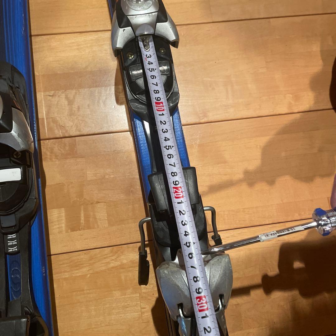 カービングスキー板大人男性155cmセット子供ジュニア SALOMONサロモン青