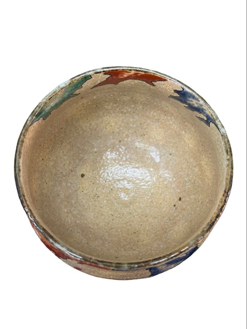 茶碗　五大陸世界平和絵　抹茶碗　抹茶茶碗　茶道具