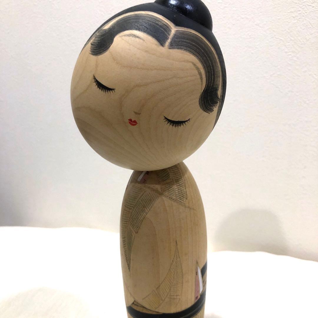 創作こけし　関口三作　29cm　KokeshiDoll