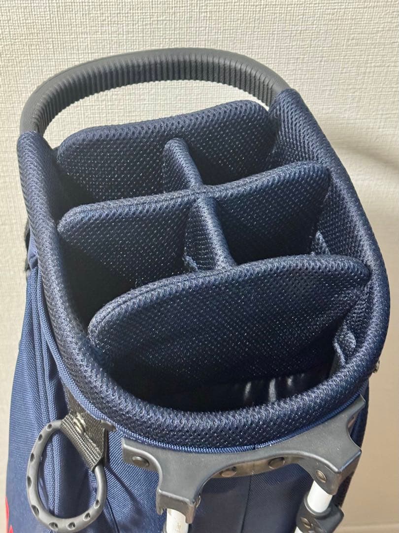 BEAMS GOLF スタンド付きゴルフバッグ ネイビー