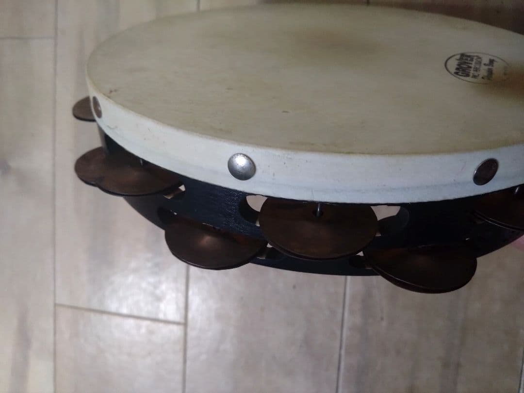 GROVER タンバリン 木製フレーム