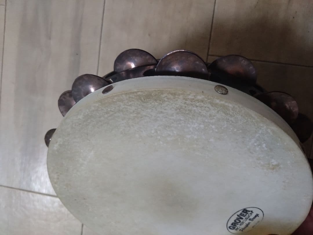 GROVER タンバリン 木製フレーム