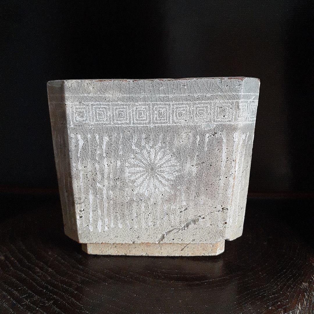 江戸時代象嵌三島手香炉