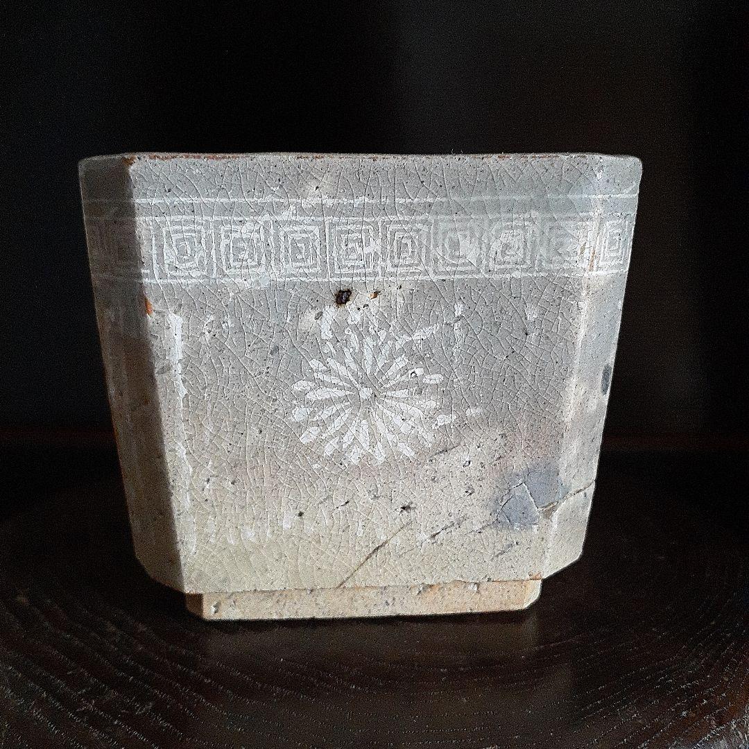 江戸時代象嵌三島手香炉