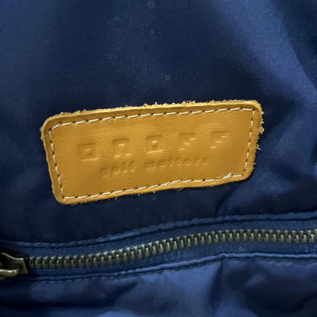 オノフ キャディバッグ... ONOFF ネイビー キャディバッグ ナイロン製