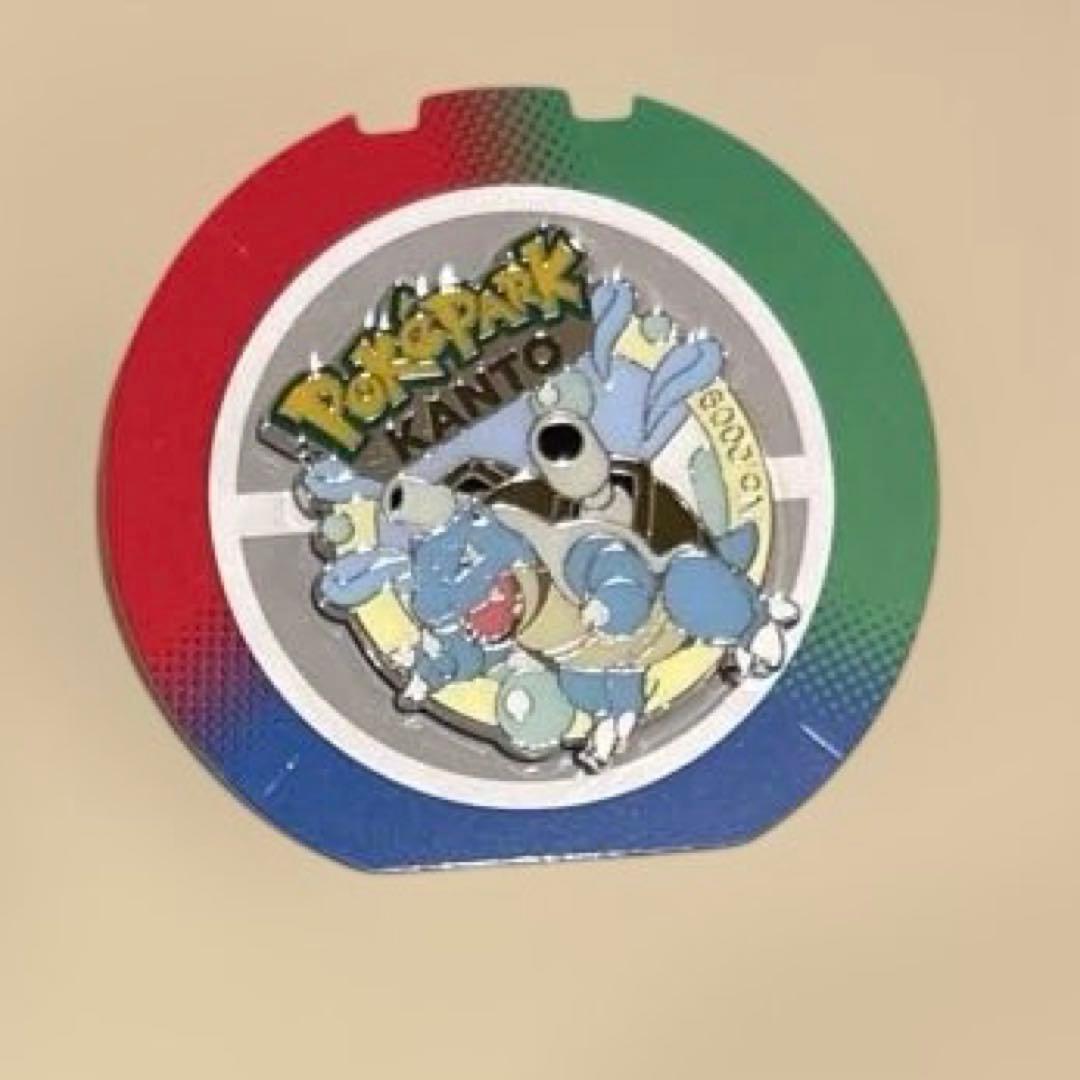 ポケパークカントー　ポケパーク　カメックス　ピンズ　ピンバッジ　カプセルなし