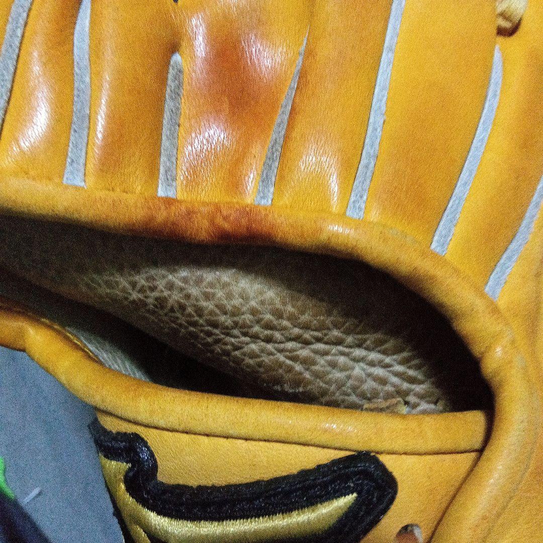 MizunoProUSA 左投、外野手向け硬式グローブ ナチュラル