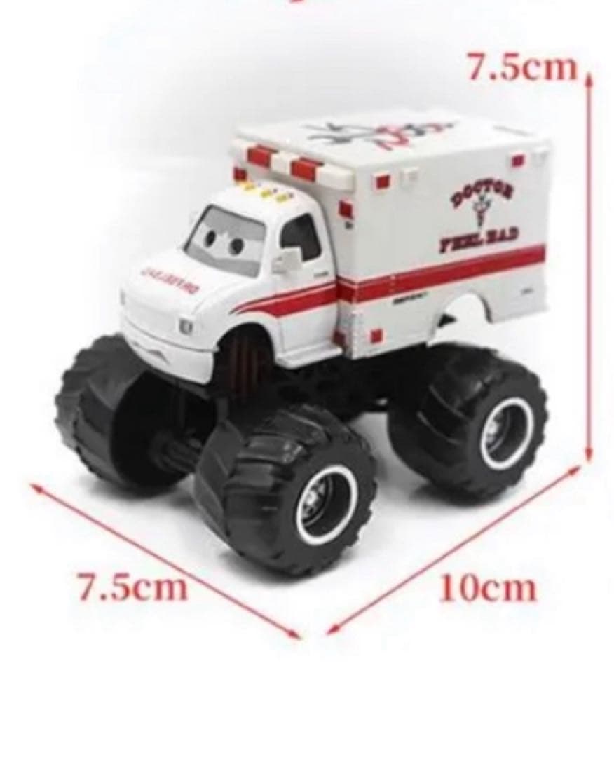 【新品】　カーズ　モンスタートラック　4点セット　カーズミニカー　送料無料