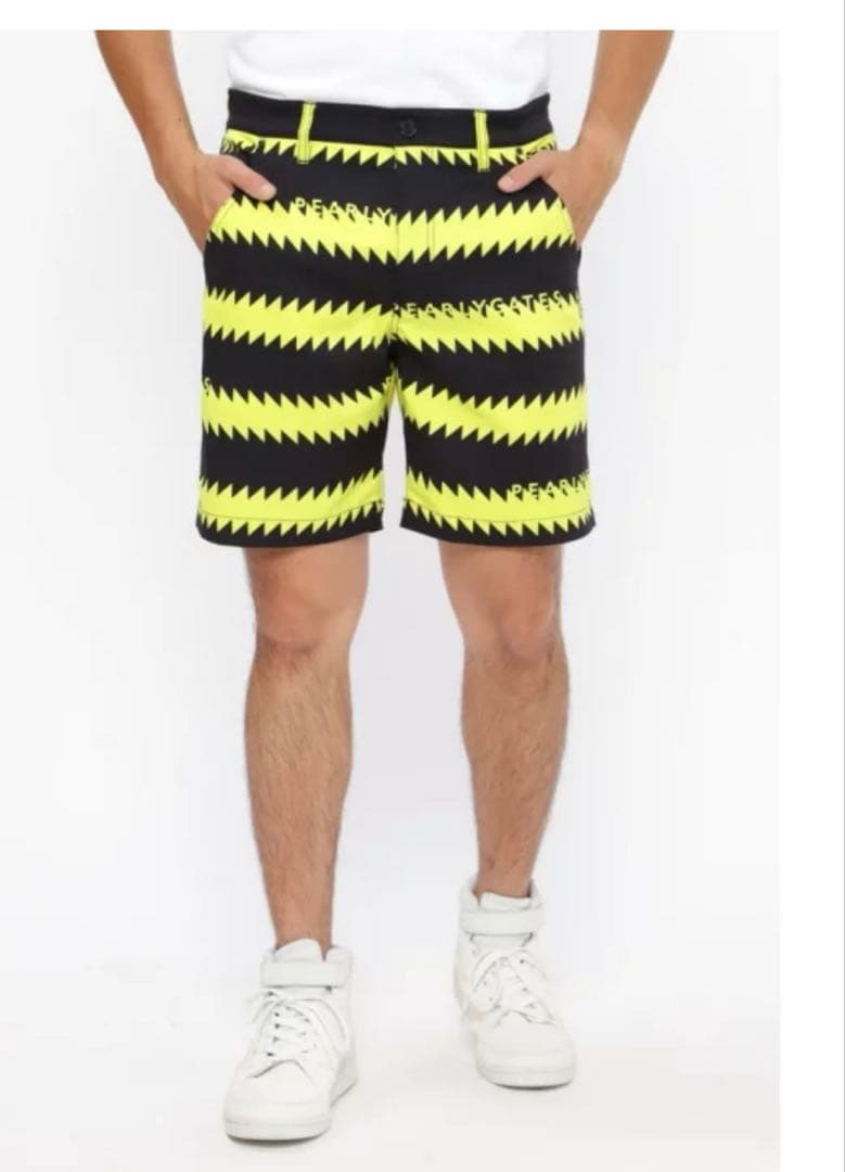 PEARLY GATES ビーチパンツ ジグザグ柄　サイズ5