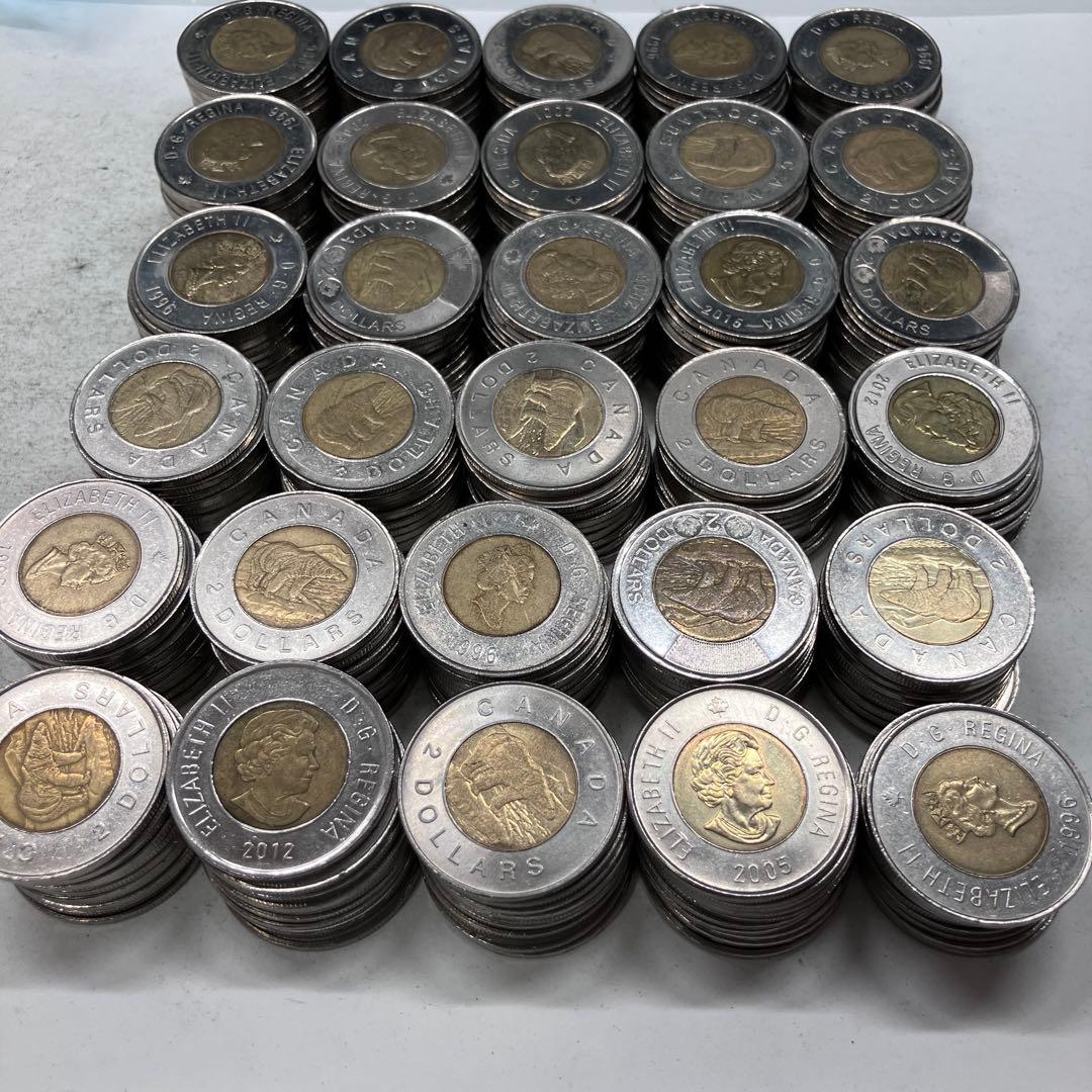 カナダ　2ドル　　硬貨　まとめ売り