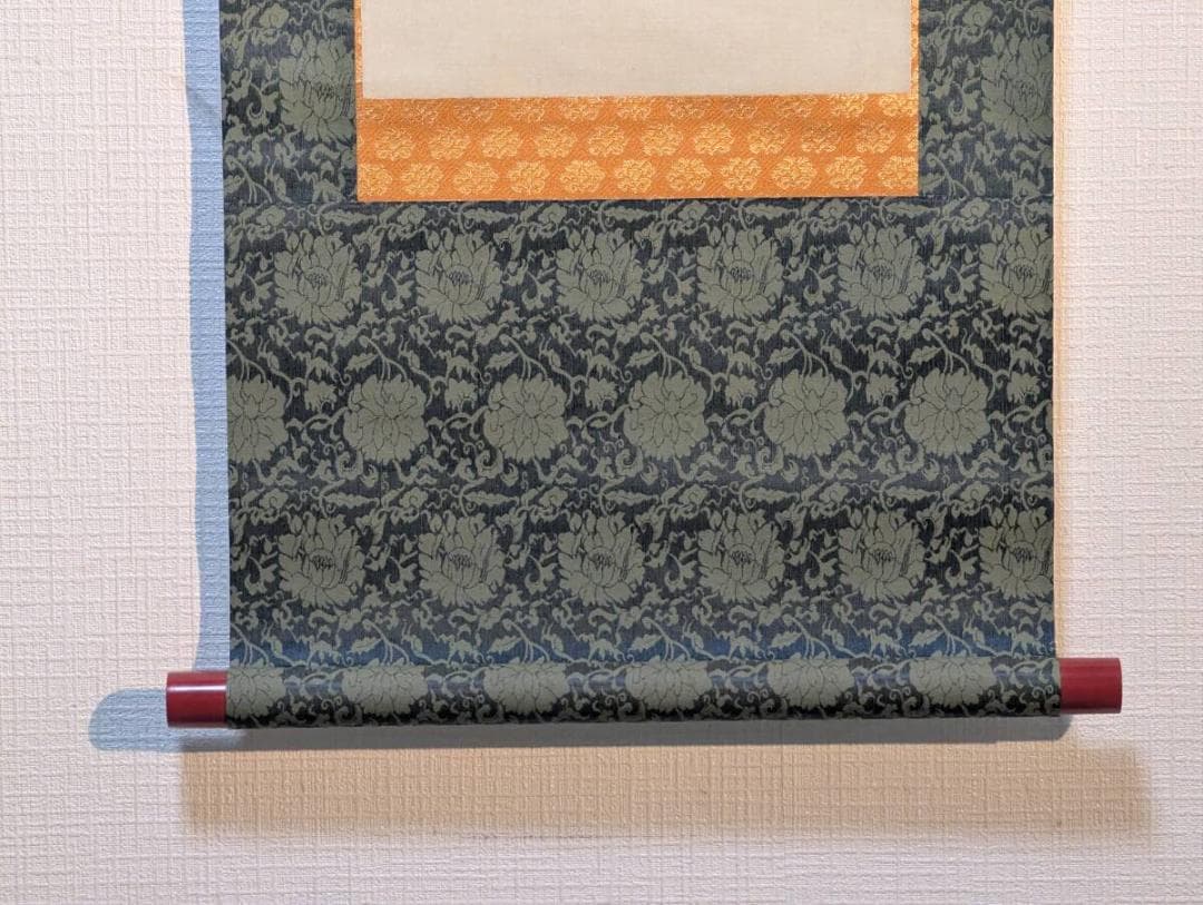 【真作】【複製】掛軸　佐々木象堂　工芸画　白描観音　仏教美術　箱入　T186