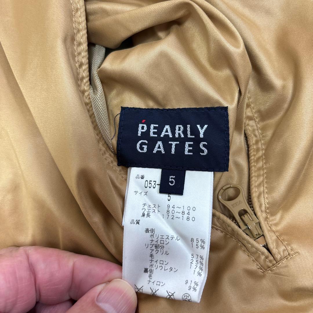 PEARLY GATES リバーシブル Vネックジャケット