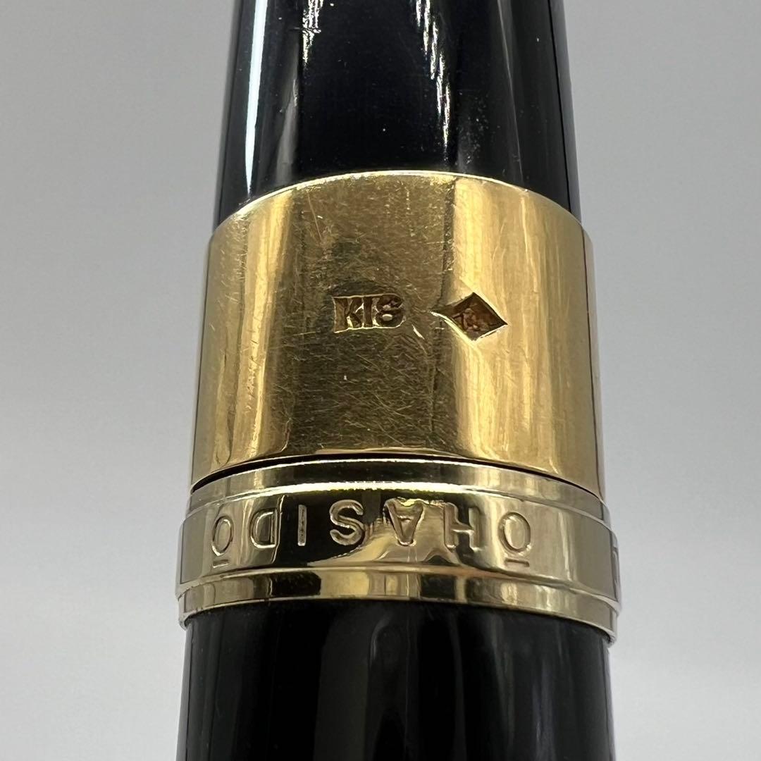 希少　大橋堂 OHASIDO 万年筆 14Kペン先 K18装飾 動作未確認