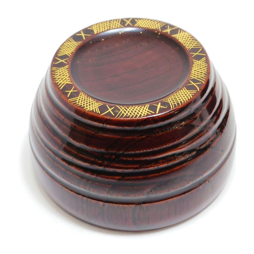 Y3339-2 輪島塗 塗師 大徹 金蒔絵 ぐい呑み 2客セット 共箱　#13