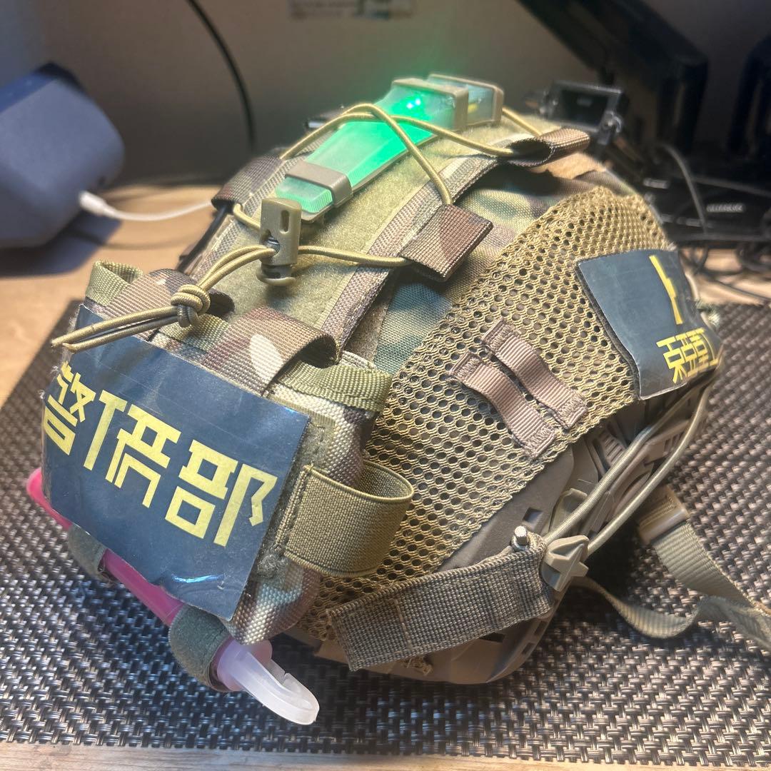 タクティカルヘルメット　ヘッドセット