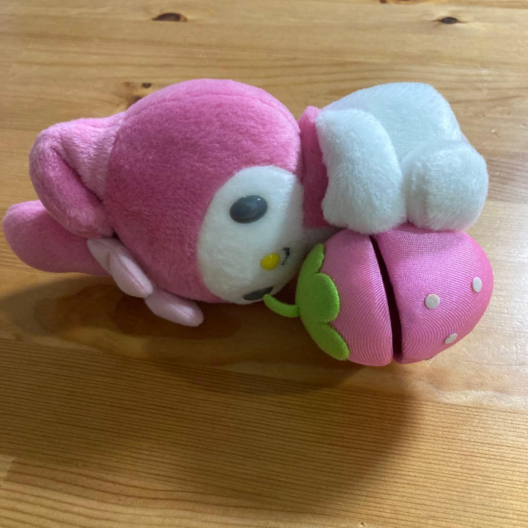 最終お値下げ 新品 2004年発売 サンリオ マイメロ 小物入れ付きぬいぐるみ