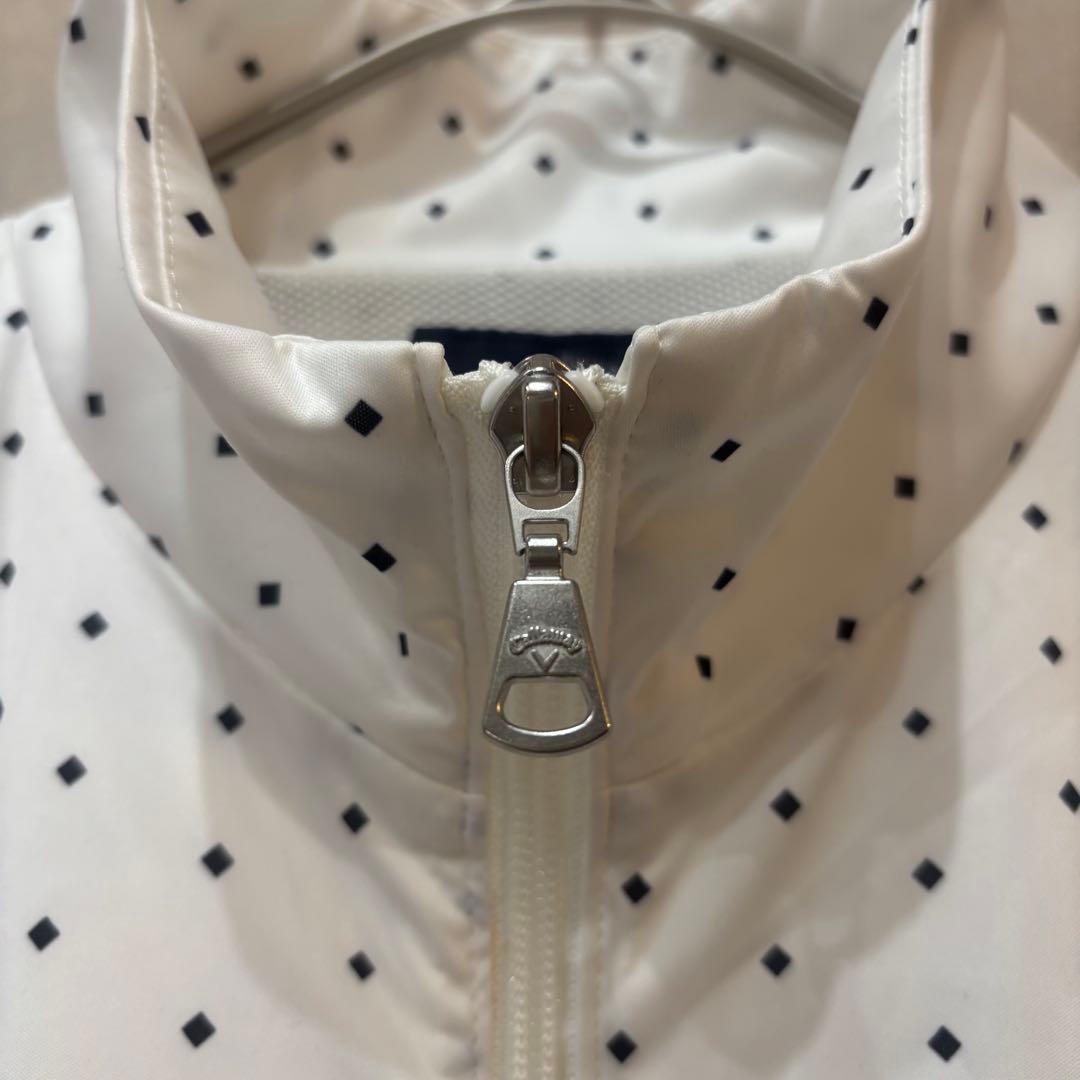 Callaway スターストレッチ フルジップブルゾン ホワイト M ゴルフ