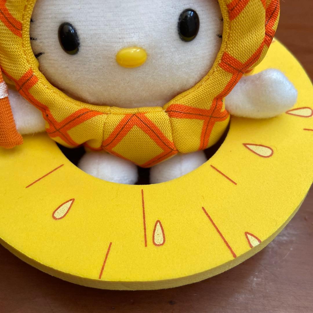 沖縄　ハローキティ ぬいぐるみ キーホルダー　ご当地キティ　レア　パイナップル