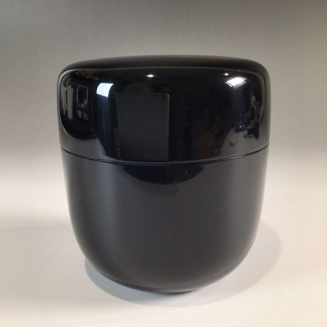 Ｐ３５９　棗　『八雲塗』『円後渓石作』『菊桐蒔絵』『大棗』　共箱　茶道具