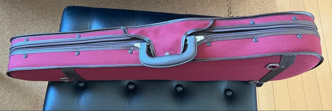 【美品⭐︎お値下げ中】東洋楽器 UL シェル R レッド 4/4用バイオリンケース